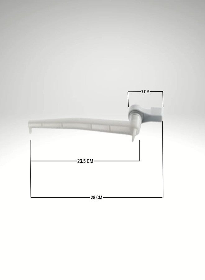 SVDK Plastic Toilet Flush Tank Lever Handle White. - Image 3
